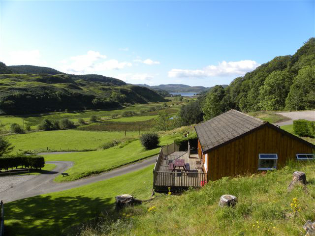 lodges with hot tubs oban