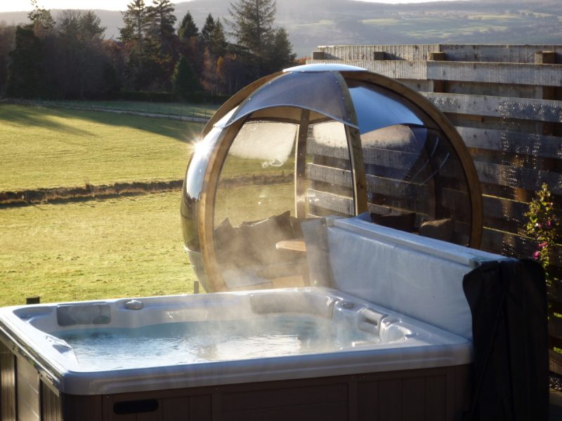 lodges with hot tubs inverness